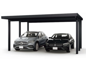 アルミ製折板屋根カーポート